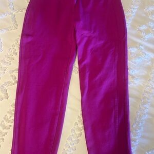 Vibrant Pink Women's Cropped Pants
